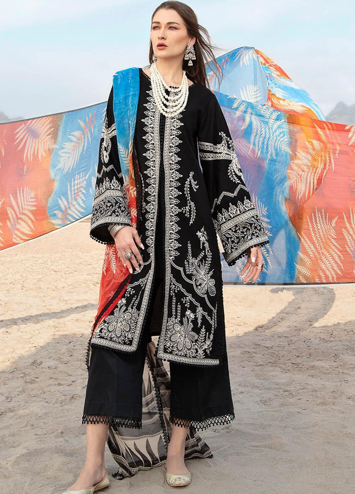 Ittehad Textiles Embroidered Lawn Suits Unstitched 3 Piece IT21PS PRE-ROUGE - Premium Summer Collection