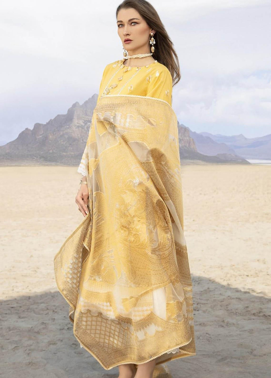 Ittehad Textiles Embroidered Lawn Suits Unstitched 3 Piece IT21PS PRE-TREACLY - Premium Summer Collection