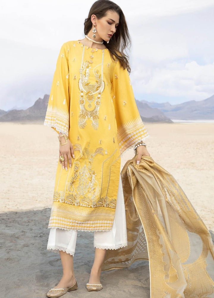 Ittehad Textiles Embroidered Lawn Suits Unstitched 3 Piece IT21PS PRE-TREACLY - Premium Summer Collection