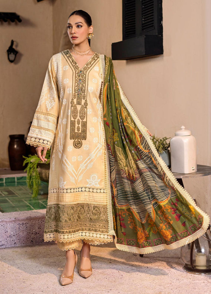 Ittehad Textiles Embroidered Lawn Suits Unstitched 3 Piece ITD22PS LF-EP1-2202 - Premium Collection
