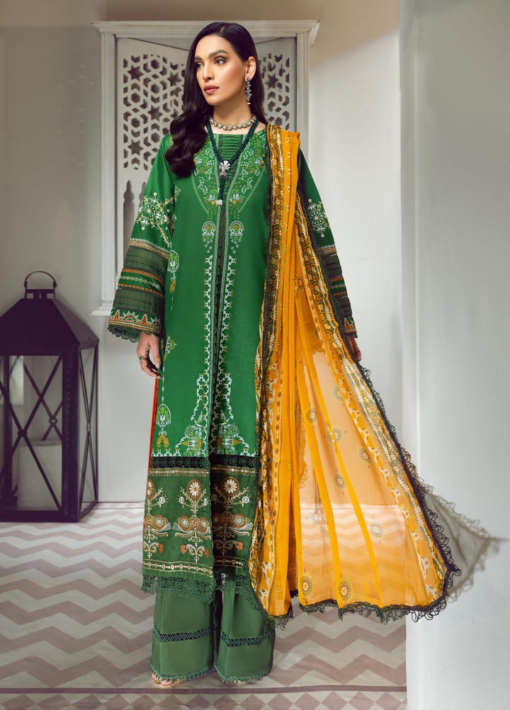 Ittehad Textiles Embroidered Lawn Suits Unstitched 3 Piece ITD22PS LF-EP1-2203 - Premium Collection