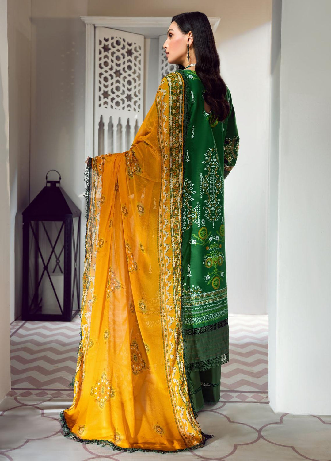 Ittehad Textiles Embroidered Lawn Suits Unstitched 3 Piece ITD22PS LF-EP1-2203 - Premium Collection