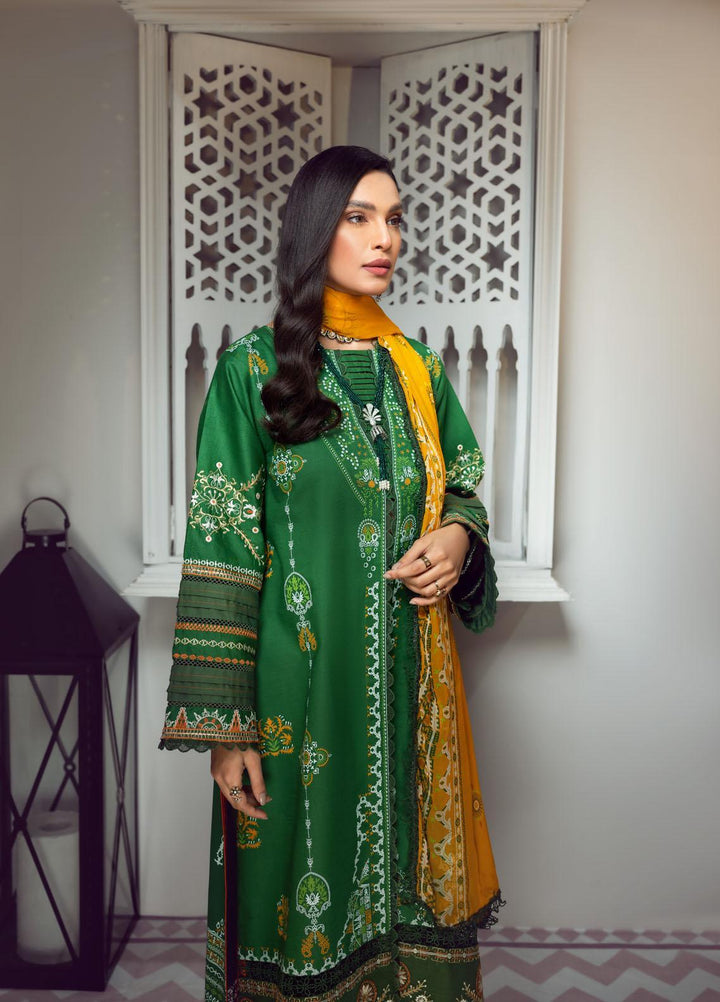 Ittehad Textiles Embroidered Lawn Suits Unstitched 3 Piece ITD22PS LF-EP1-2203 - Premium Collection