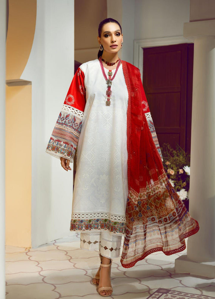 Ittehad Textiles Embroidered Lawn Suits Unstitched 3 Piece ITD22PS LF-EP1-2204 - Premium Collection