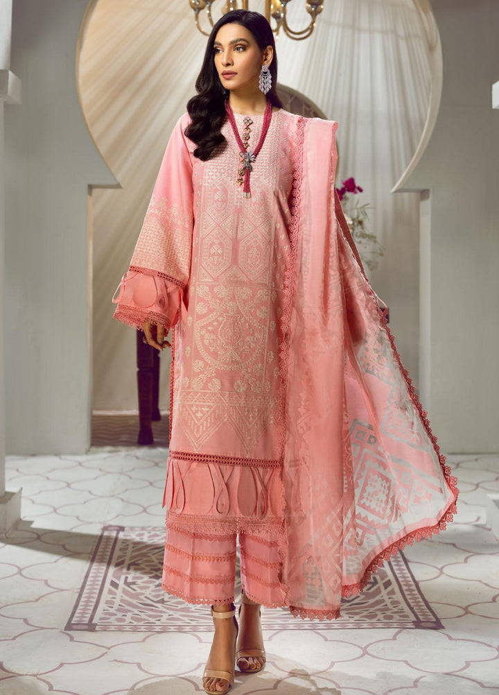 Ittehad Textiles Embroidered Lawn Suits Unstitched 3 Piece ITD22PS LF-EP1-2206 - Premium Collection