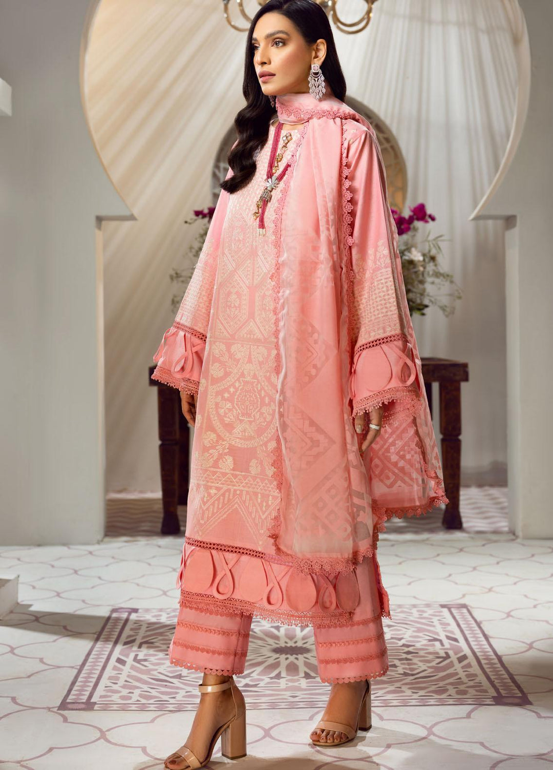 Ittehad Textiles Embroidered Lawn Suits Unstitched 3 Piece ITD22PS LF-EP1-2206 - Premium Collection