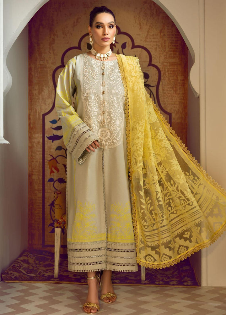 Ittehad Textiles Embroidered Lawn Suits Unstitched 3 Piece ITD22PS LF-EP1-2207 - Premium Collection