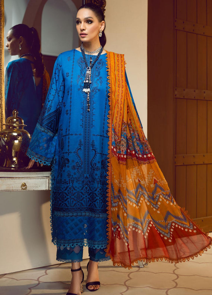 Ittehad Textiles Embroidered Lawn Suits Unstitched 3 Piece ITD22PS LF-EP1-2208 - Premium Collection