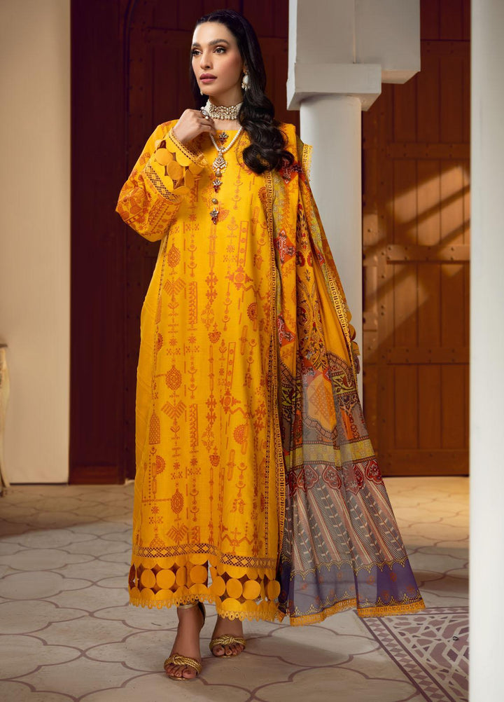 Ittehad Textiles Embroidered Lawn Suits Unstitched 3 Piece ITD22PS LF-EP1-2209 - Premium Collection