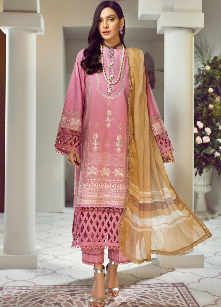 Ittehad Textiles Embroidered Lawn Suits Unstitched 3 Piece ITD22PS LF-EP1-2210 - Premium Collection