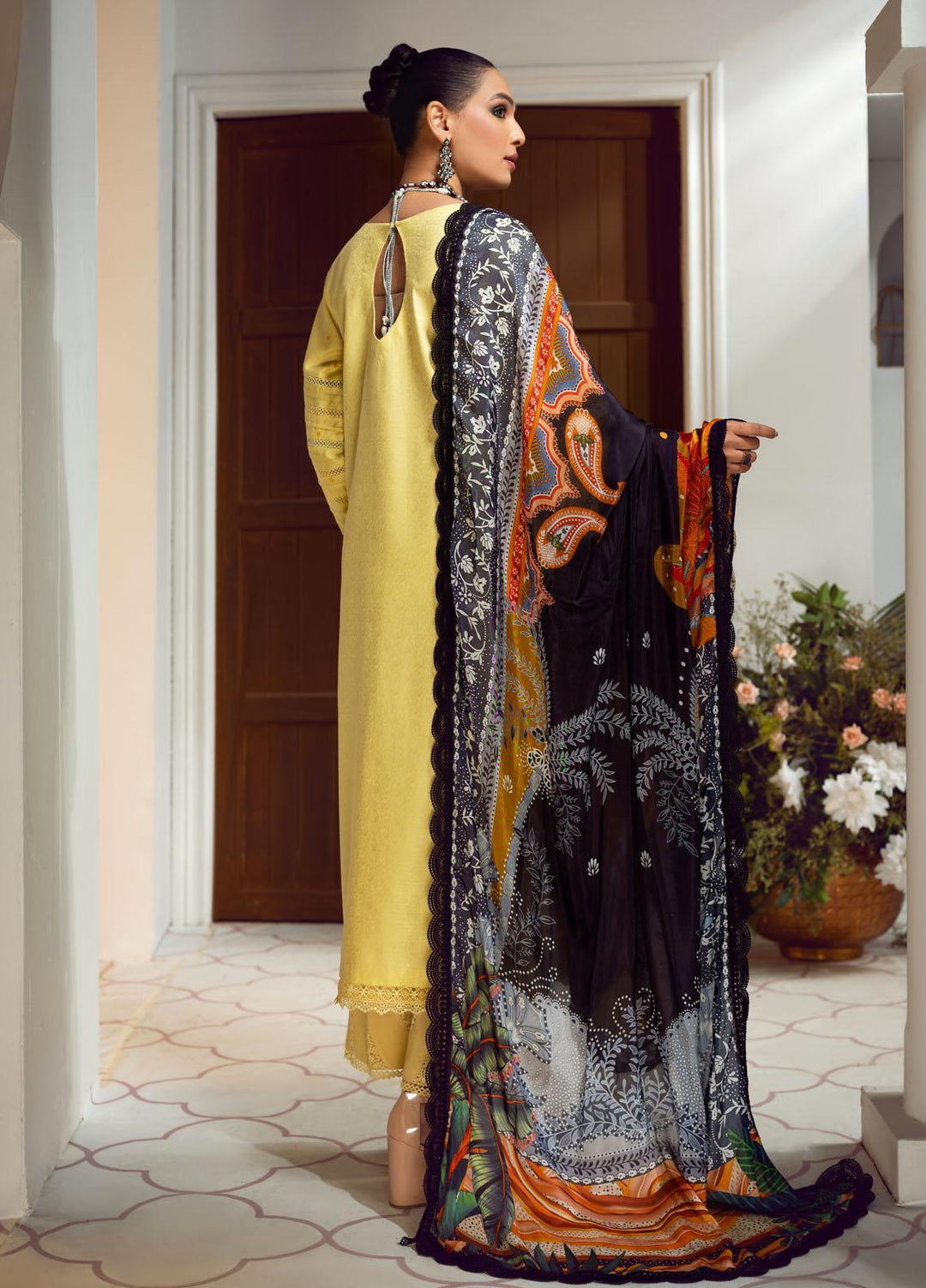 Ittehad Textiles Embroidered Lawn Suits Unstitched 3 Piece ITD22PS LF-EP1-2211 - Premium Collection