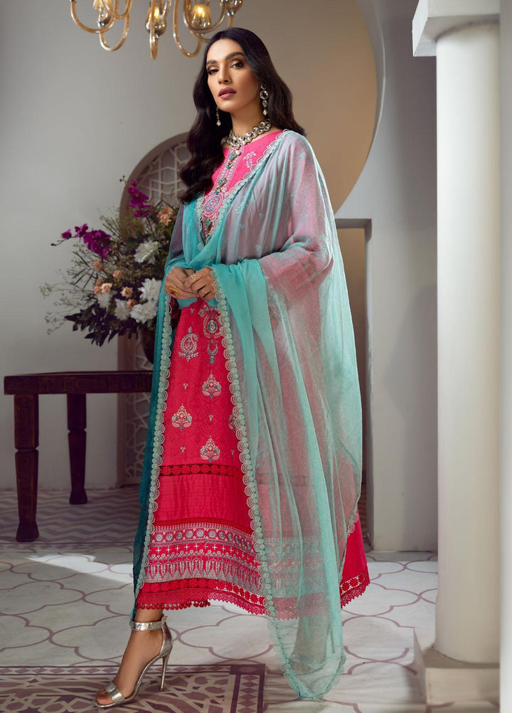 Ittehad Textiles Embroidered Lawn Suits Unstitched 3 Piece ITD22PS LF-EP1-2212 - Premium Collection