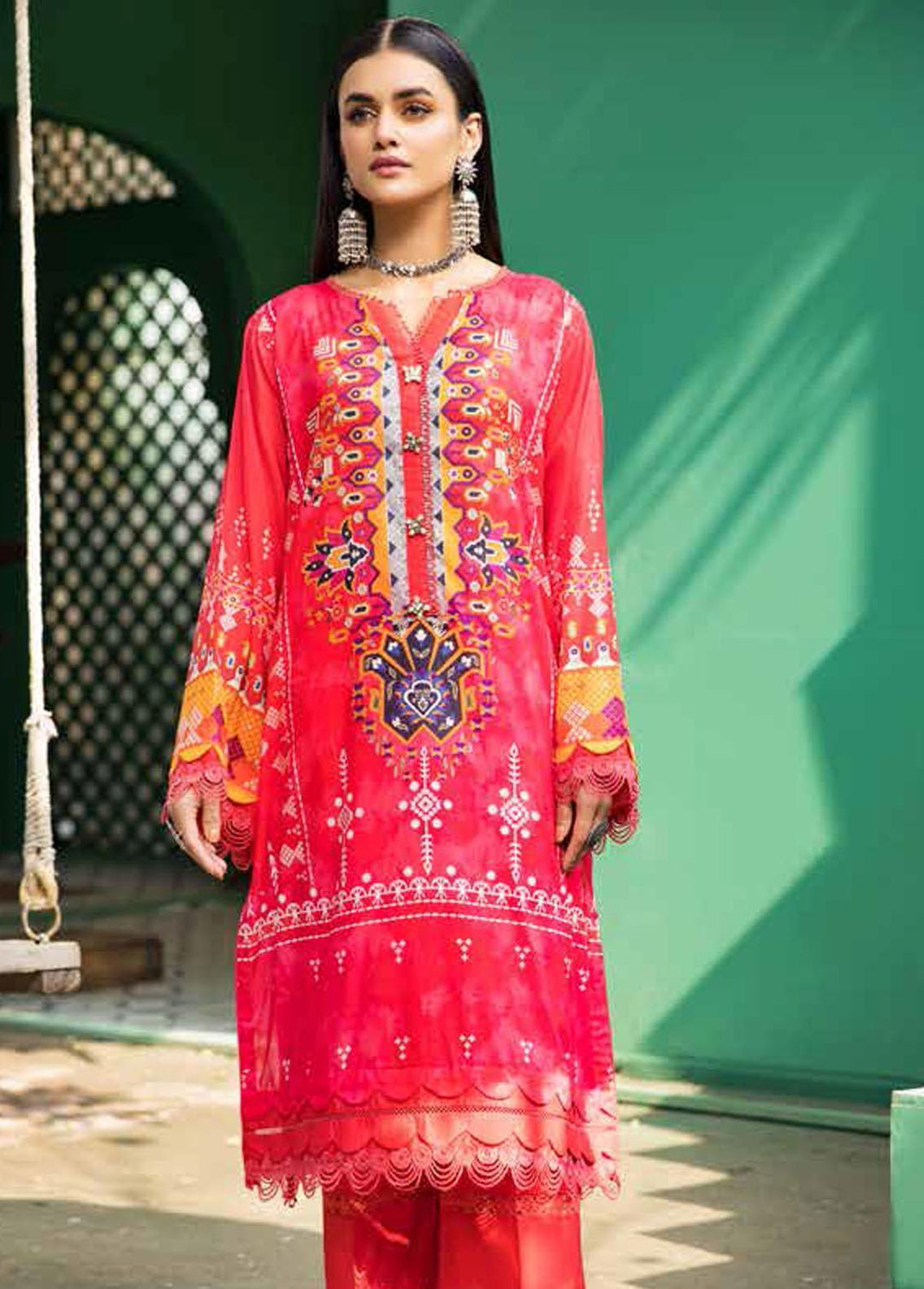 Ittehad Textiles Printed Lawn  Unstitched Kurti ITD22K DP-S1-2205 - Summer Collection