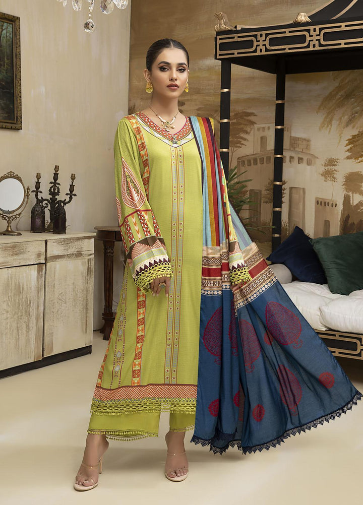 Ittehad Textiles Printed Linen Suits Unstitched 3 Piece IT21FW BURNISHED - Winter Collection