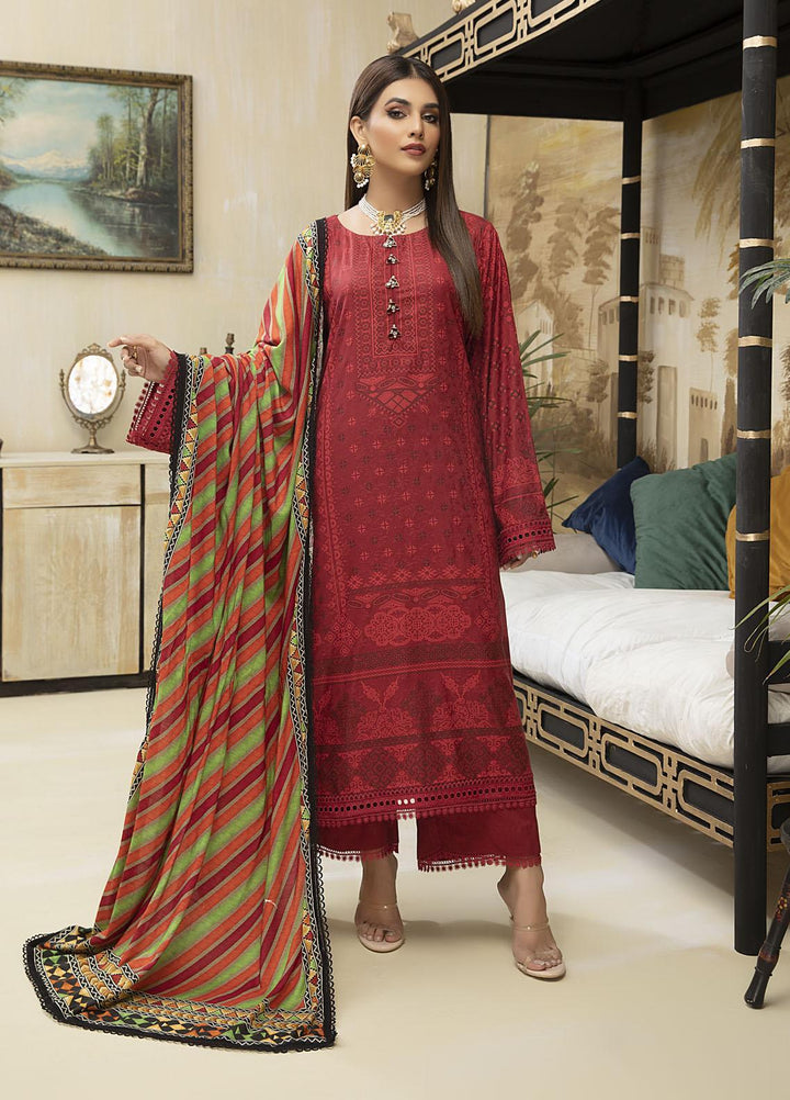 Ittehad Textiles Printed Linen Suits Unstitched 3 Piece IT21FW STARTLING - Winter Collection