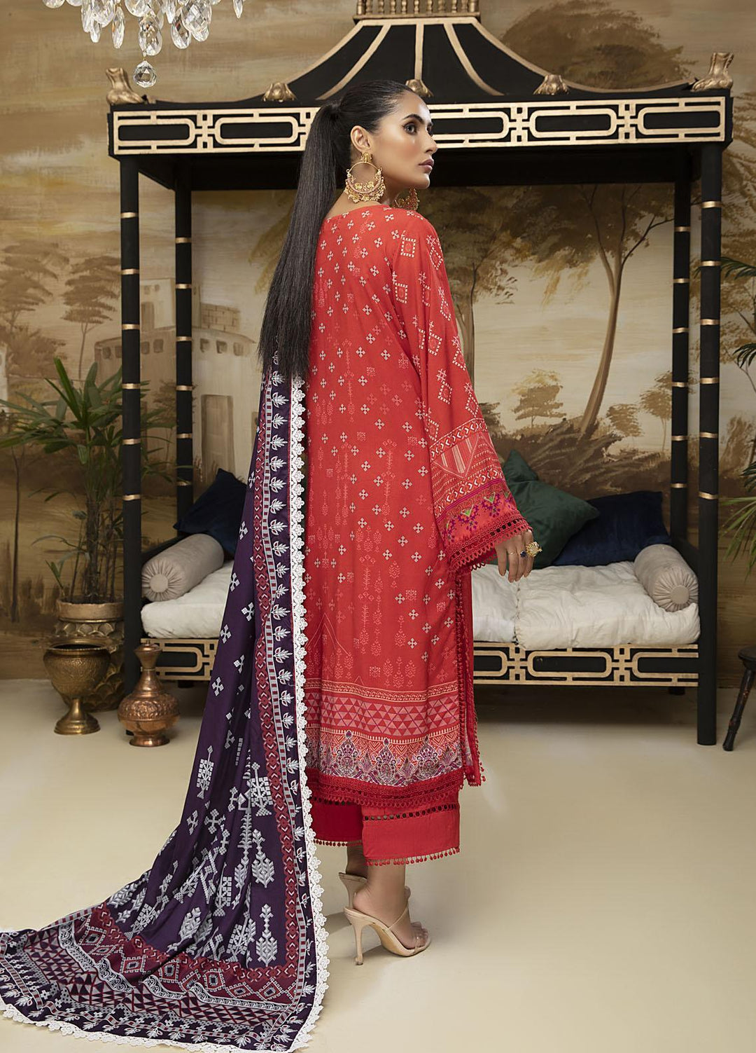 Ittehad Textiles Printed Linen Suits Unstitched 3 Piece IT21FW VIRGULE - Winter Collection