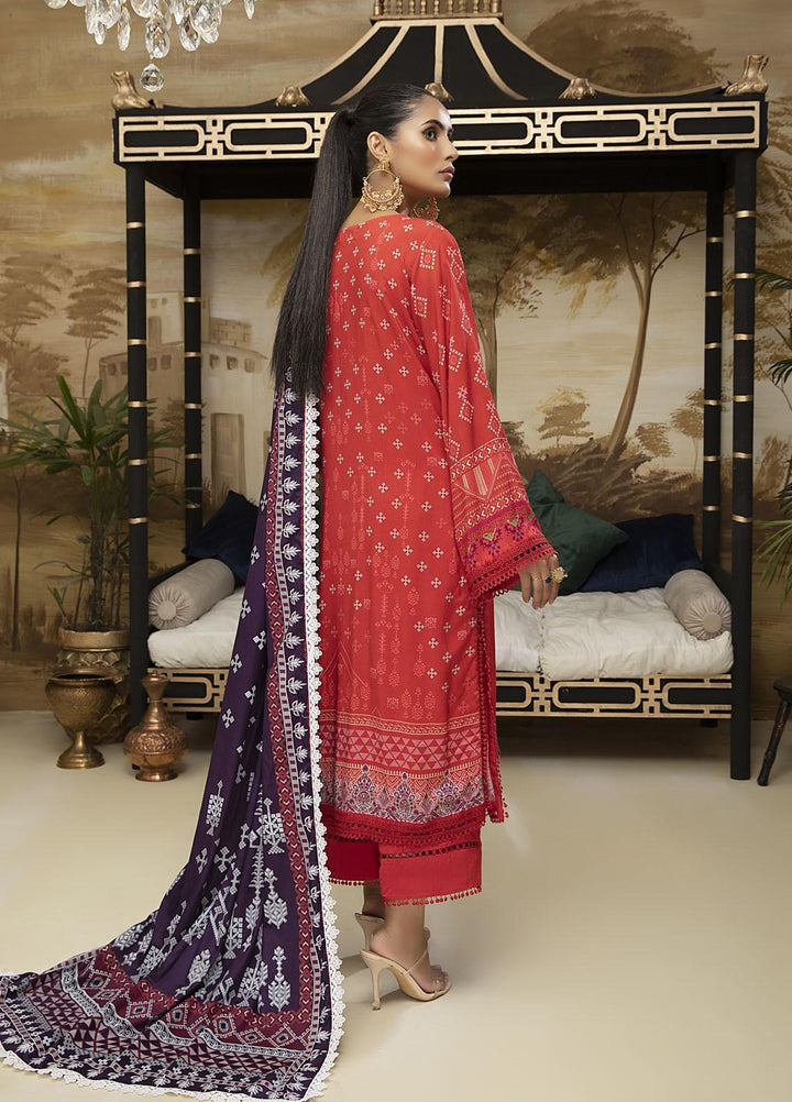 Ittehad Textiles Printed Linen Suits Unstitched 3 Piece IT21FW VIRGULE - Winter Collection