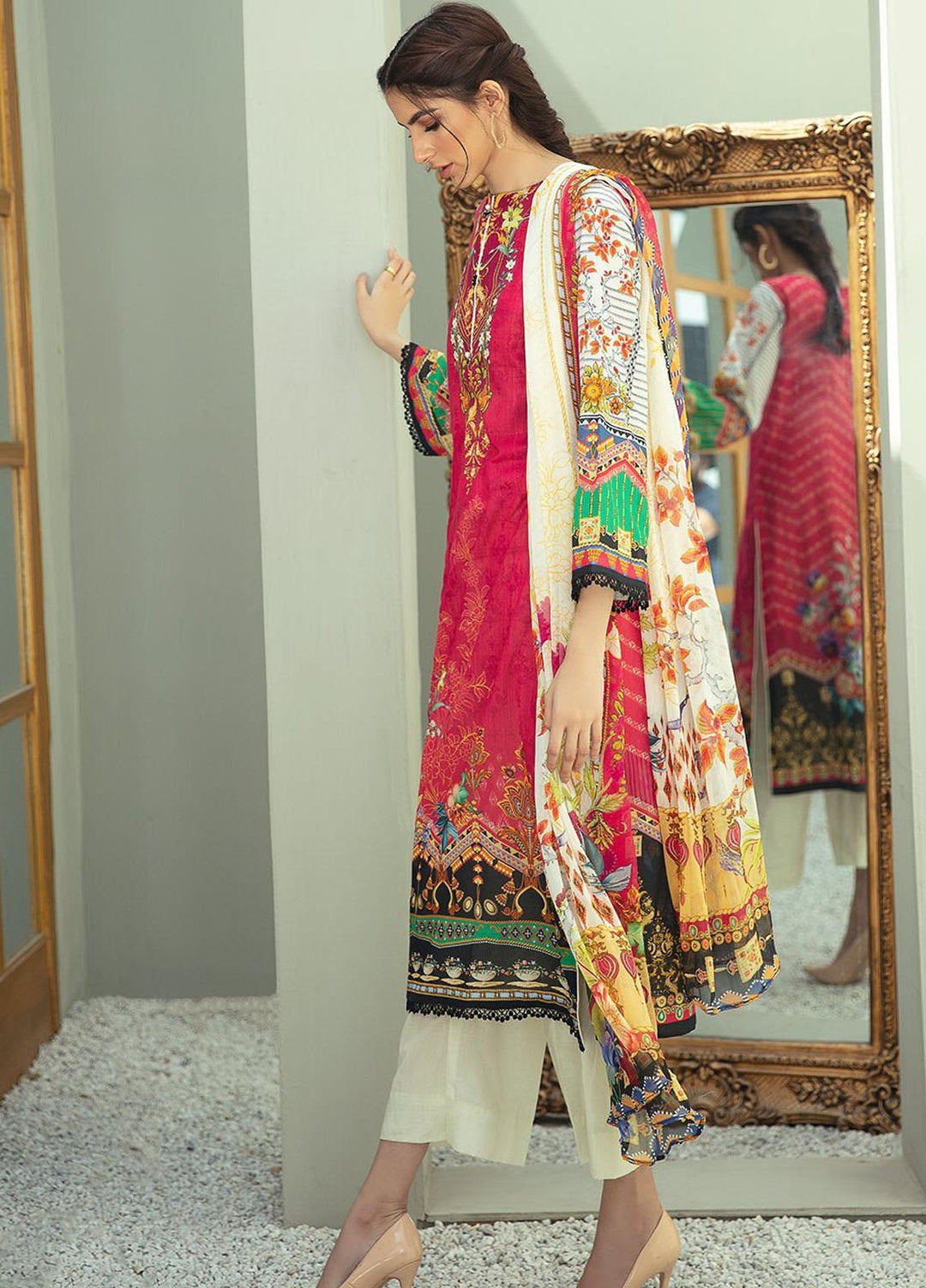 Ittehad Textiles Printed Lawn Suits Unstitched 3 Piece IT21C-2 DCL-ABANA - Spring/Summer Collection