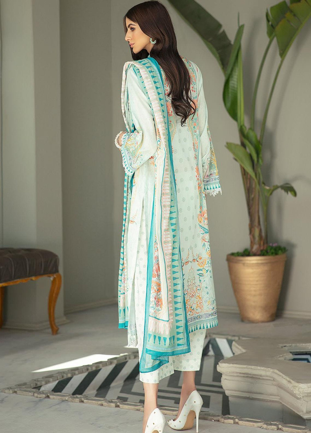 Ittehad Textiles Printed Lawn Suits Unstitched 3 Piece IT21C-2 DCL-KACONDRA - Spring/Summer Collection