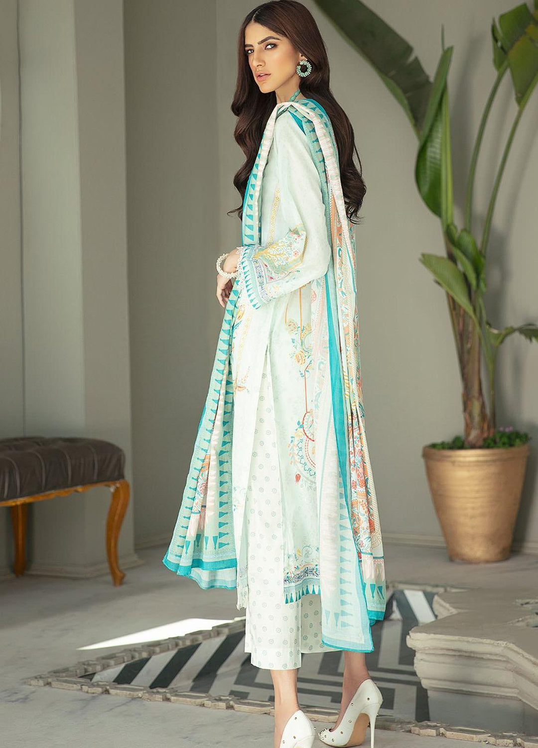 Ittehad Textiles Printed Lawn Suits Unstitched 3 Piece IT21C-2 DCL-KACONDRA - Spring/Summer Collection