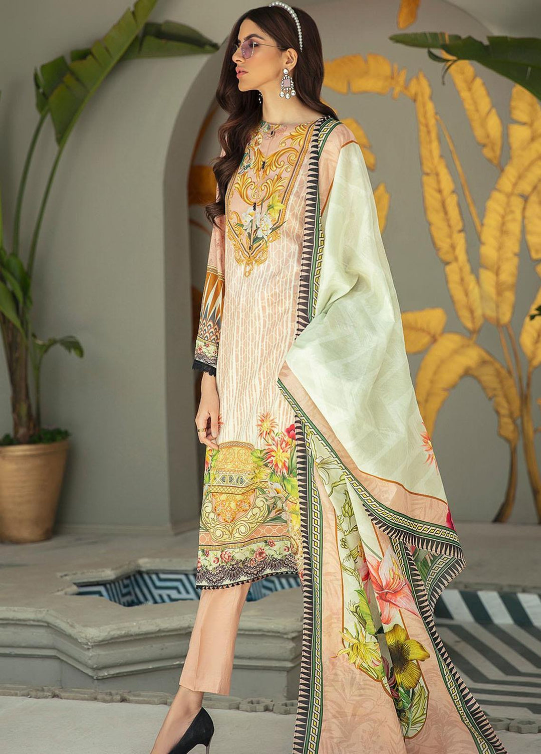 Ittehad Textiles Printed Lawn Suits Unstitched 3 Piece IT21C-2 DCL-MIESHA - Spring/Summer Collection