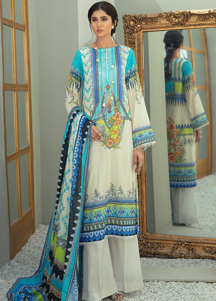 Ittehad Textiles Printed Lawn Suits Unstitched 3 Piece IT21C-2 DCL-QUISHA - Spring/Summer Collection
