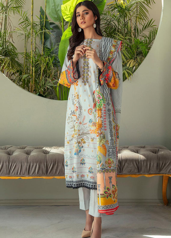 Ittehad Textiles Printed Lawn Suits Unstitched 3 Piece IT21C-2 DCL-SHONTELLE - Spring/Summer Collection