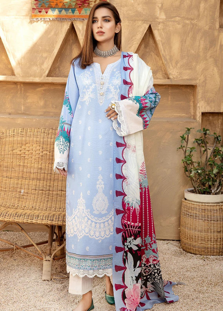 Ittehad Textiles Printed Lawn Suits Unstitched 3 Piece IT21SPS SGP-ARACELI - Spring/Summer Collection