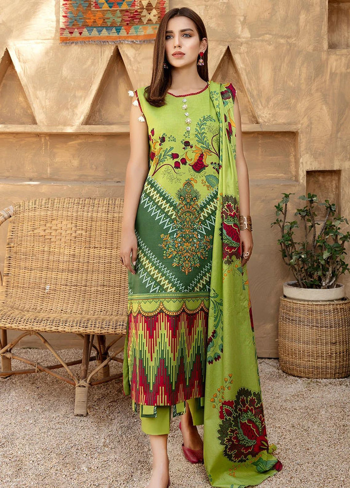 Ittehad Textiles Printed Lawn Suits Unstitched 3 Piece IT21SPS SGP-GASIRA - Spring/Summer Collection