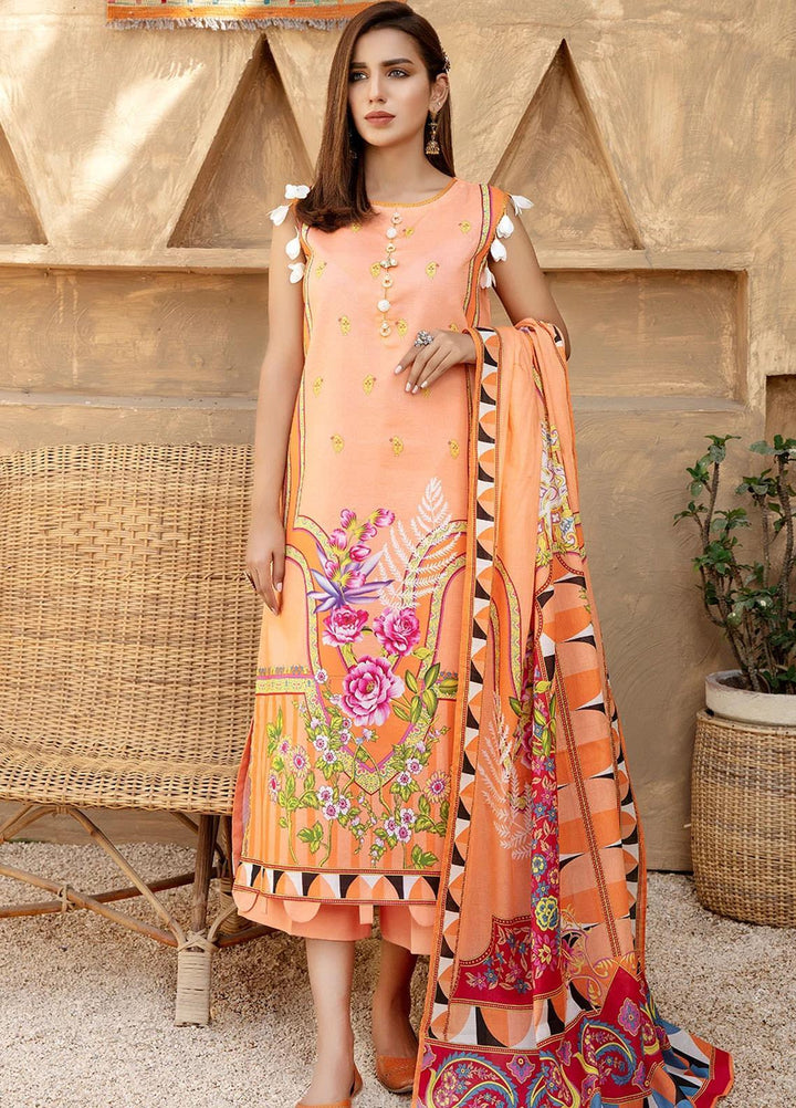 Ittehad Textiles Printed Lawn Suits Unstitched 3 Piece IT21SPS SGP-KANESHA - Spring/Summer Collection