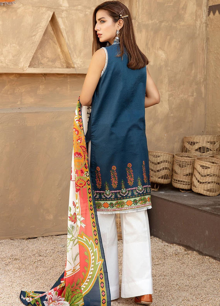 Ittehad Textiles Printed Lawn Suits Unstitched 3 Piece IT21SPS SGP-NIESHA - Spring/Summer Collection