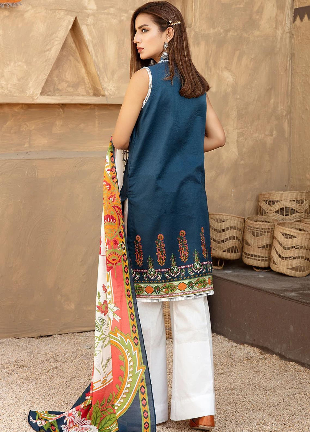 Ittehad Textiles Printed Lawn Suits Unstitched 3 Piece IT21SPS SGP-NIESHA - Spring/Summer Collection