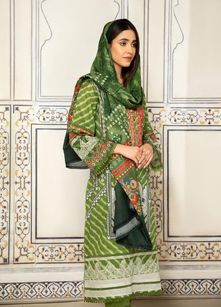 Ittehad Textiles Embroidered Lawn Suits Unstitched 3 Piece IT22SL-2 LF-EB2-2211 - Summer Collection