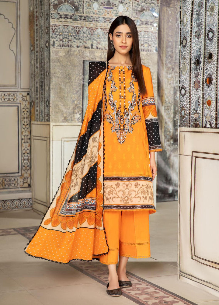 Ittehad Textiles Embroidered Lawn Suits Unstitched 3 Piece IT22SL-2 LF-EB2-2213 - Summer Collection