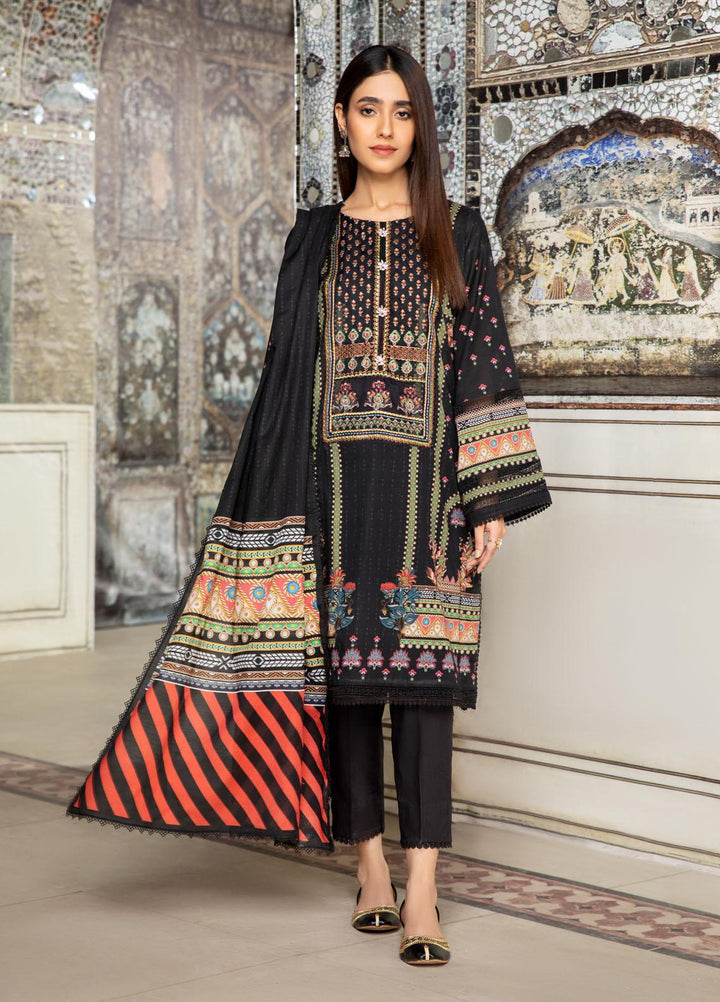 Ittehad Textiles Embroidered Lawn Suits Unstitched 3 Piece IT22SL-2 LF-EB2-2214 - Summer Collection