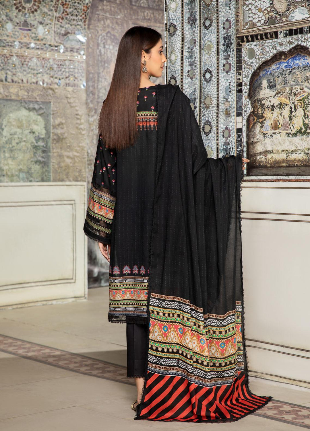 Ittehad Textiles Embroidered Lawn Suits Unstitched 3 Piece IT22SL-2 LF-EB2-2214 - Summer Collection