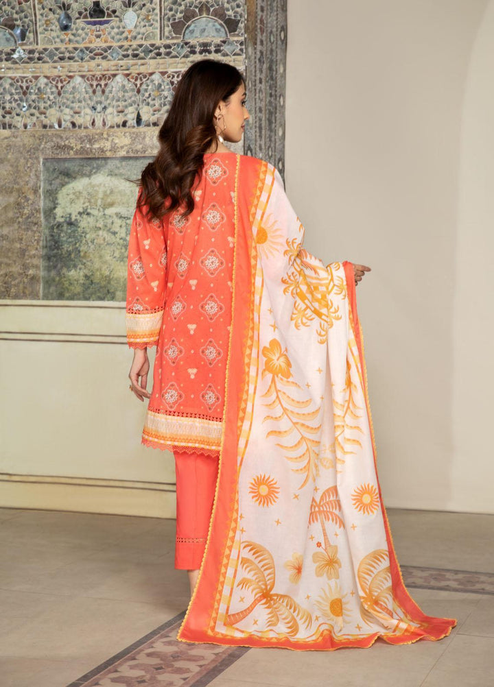 Ittehad Textiles Embroidered Lawn Suits Unstitched 3 Piece IT22SL-2 LF-EB2-2220 - Summer Collection