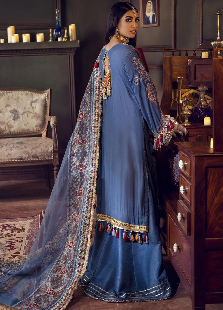 Ittehad Textiles Embroidered Velvet Suits Unstitched 3 Piece IT21WC JAAN-E-ADAA - Wedding Collection