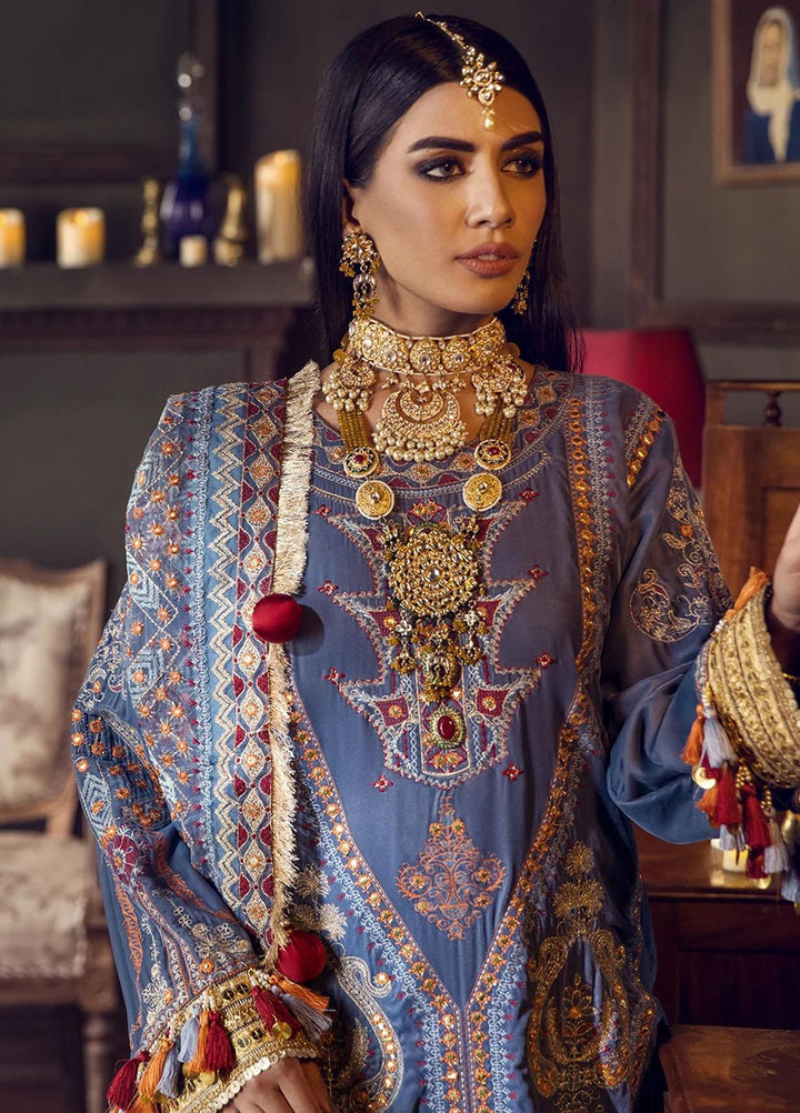 Ittehad Textiles Embroidered Velvet Suits Unstitched 3 Piece IT21WC JAAN-E-ADAA - Wedding Collection