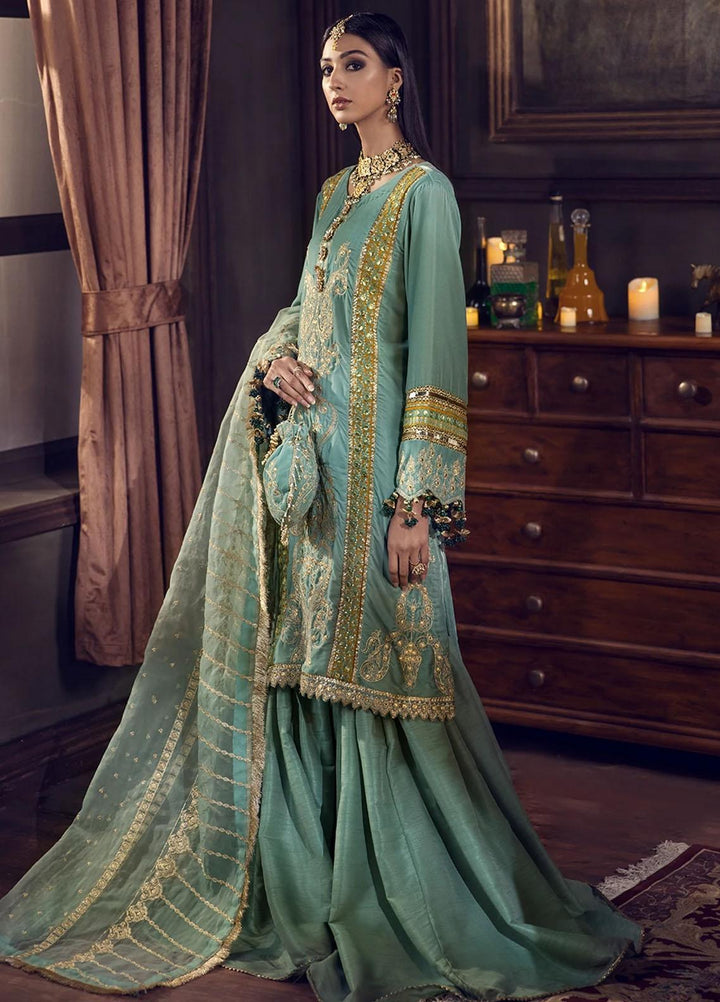 Ittehad Textiles Embroidered Velvet Suits Unstitched 3 Piece IT21WC KAFGEER - Wedding Collection