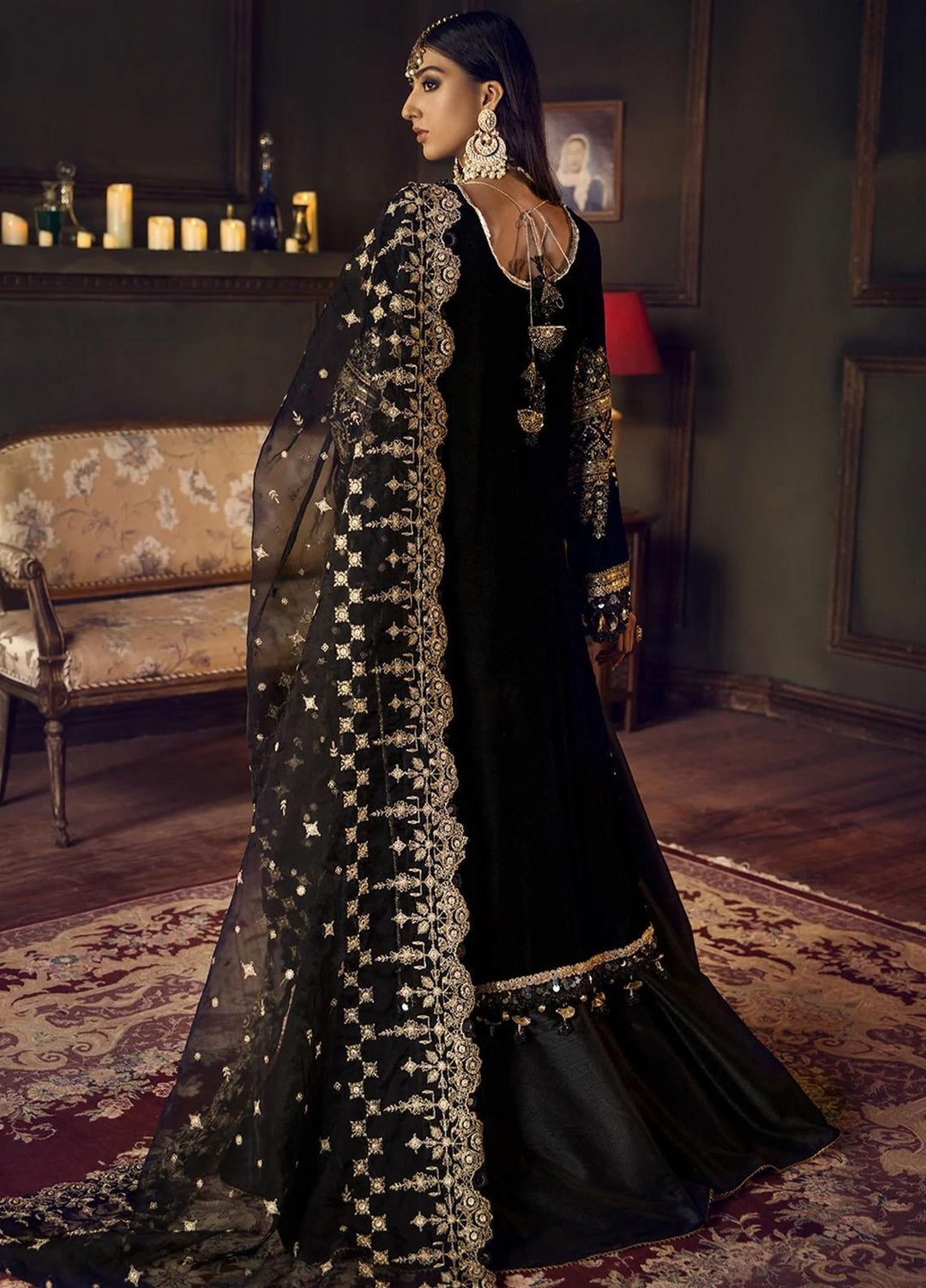 Ittehad Textiles Embroidered Velvet Suits Unstitched 3 Piece IT21WC TAMANNA-E-KHAAM - Wedding Collection