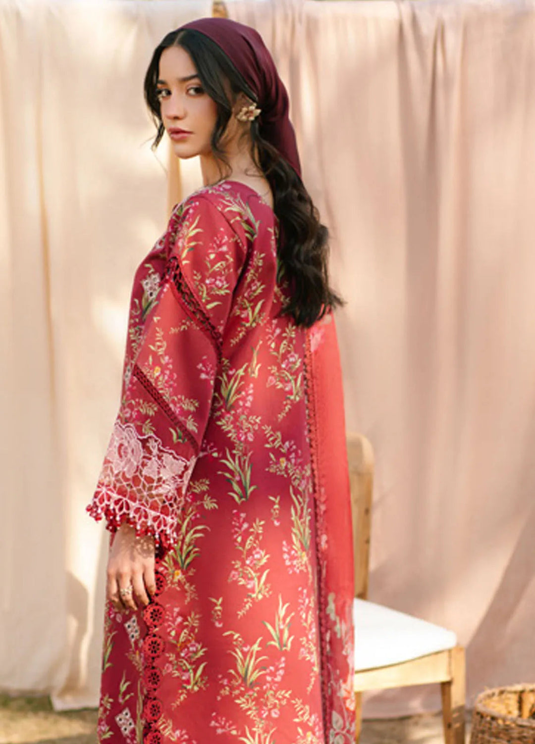 Ivy Bloom by Parishay Embroidered Lawn Suit Unstitched 3 Piece PR25IB IVY-02 - Summer Collection