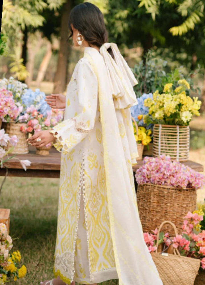 Minor Defect - Ivy Bloom by Parishay Embroidered Lawn Suit Unstitched 3 Piece PR25IB IVY-03 - Summer Collection