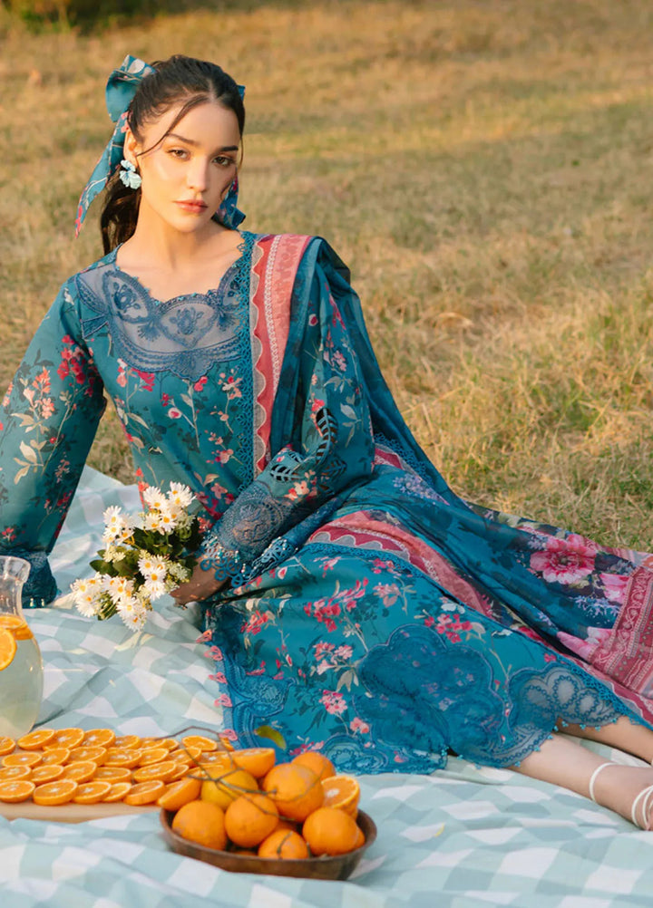 Ivy Bloom by Parishay Embroidered Lawn Suit Unstitched 3 Piece PR25IB IVY-07 - Summer Collection