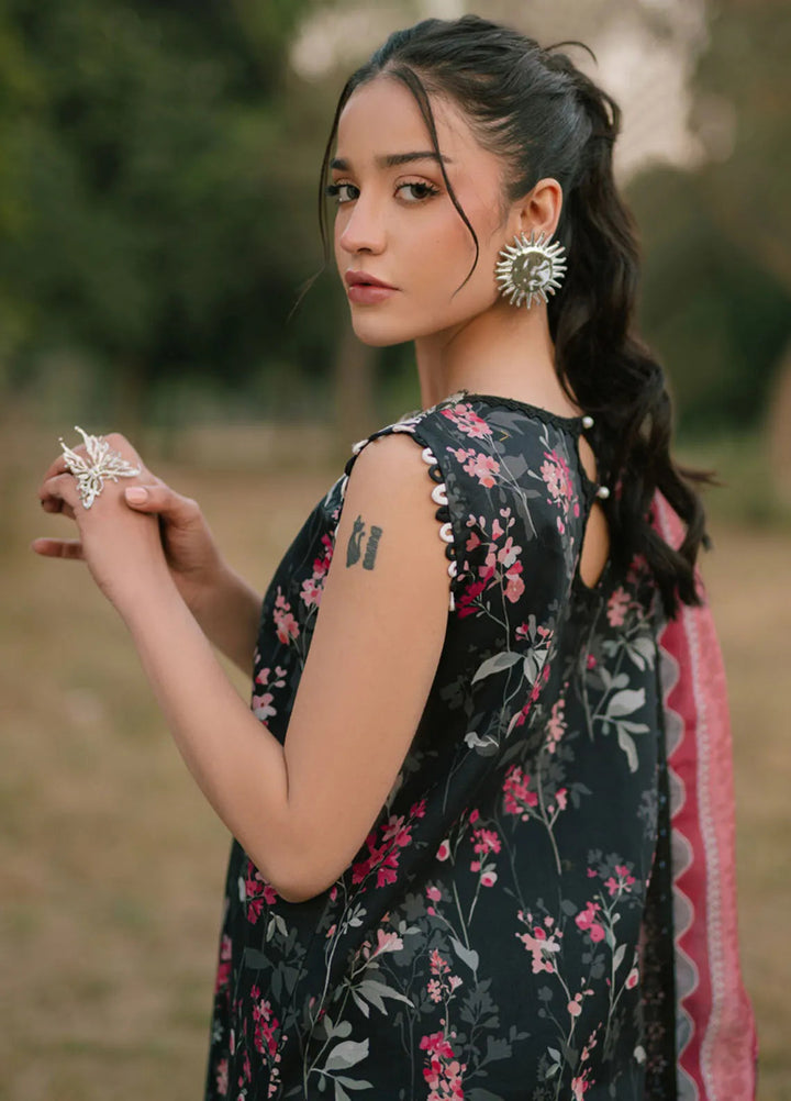 Ivy Bloom by Parishay Embroidered Lawn Suit Unstitched 3 Piece PR25IB IVY-08 - Summer Collection