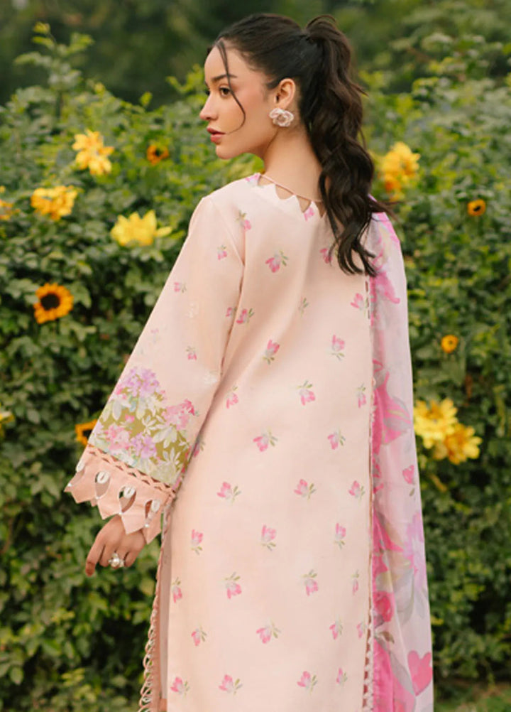 Ivy Bloom by Parishay Embroidered Lawn Suit Unstitched 3 Piece PR25IB IVY-10 - Summer Collection