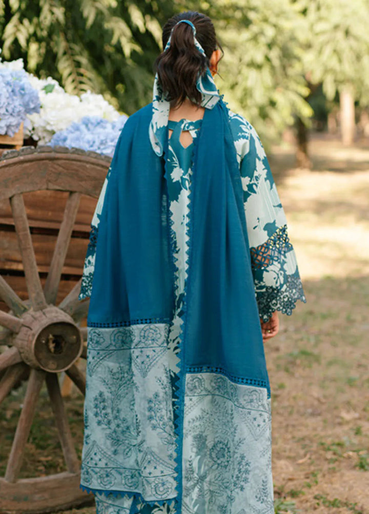 Ivy Bloom by Parishay Embroidered Lawn Suit Unstitched 3 Piece PR25IB IVY-11 - Summer Collection