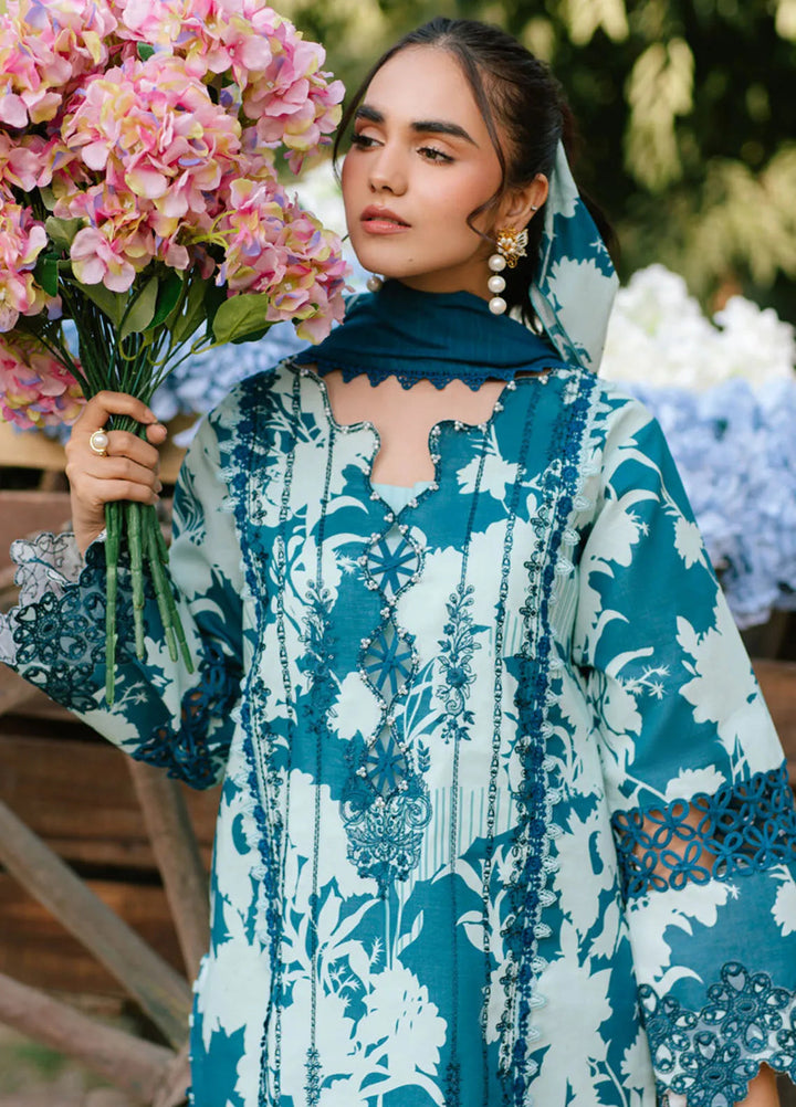 Ivy Bloom by Parishay Embroidered Lawn Suit Unstitched 3 Piece PR25IB IVY-11 - Summer Collection