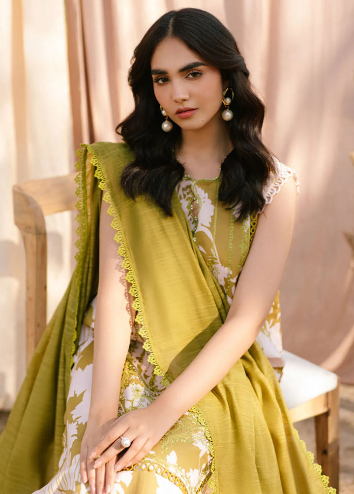 Ivy Bloom by Parishay Embroidered Lawn Suit Unstitched 3 Piece PR25IB IVY-12 - Summer Collection