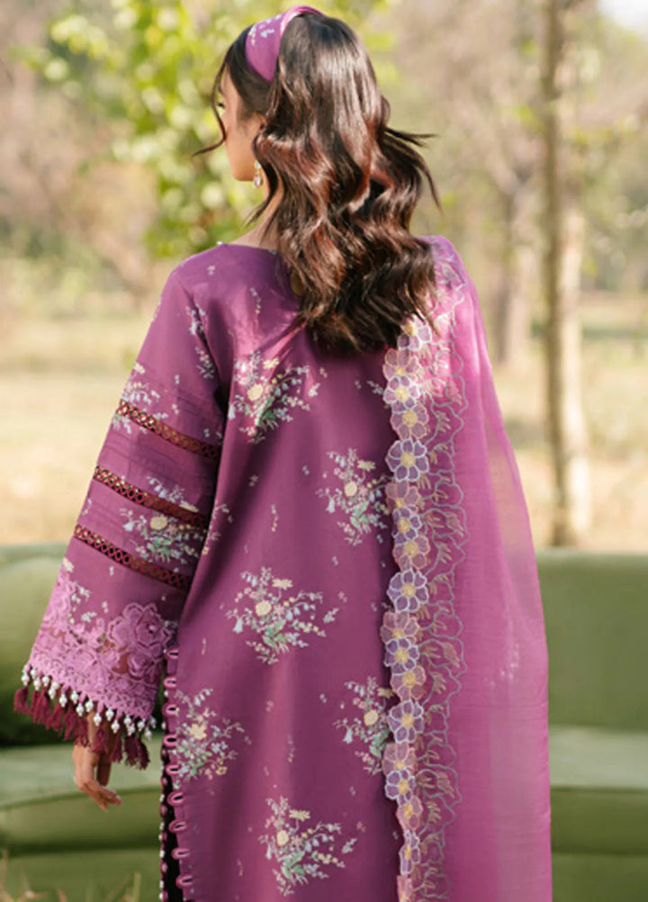 Ivy Bloom by Parishay Embroidered Lawn Suit Unstitched 3 Piece PR25IB IVY-13 - Summer Collection